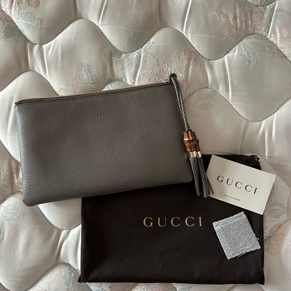 Gucci Bamboo Clutch - Picture 2 of 13
